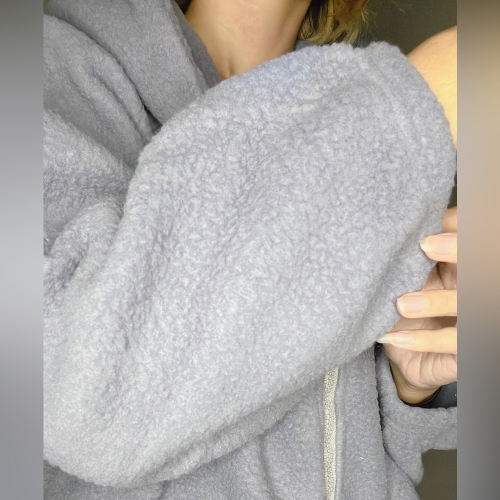 BRAND NEW! Purple blue sweater with cute bear on the hood - Picture 3 of 10
